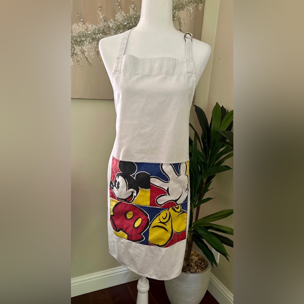 Vintage Disney Mickey Mouse Apron OS